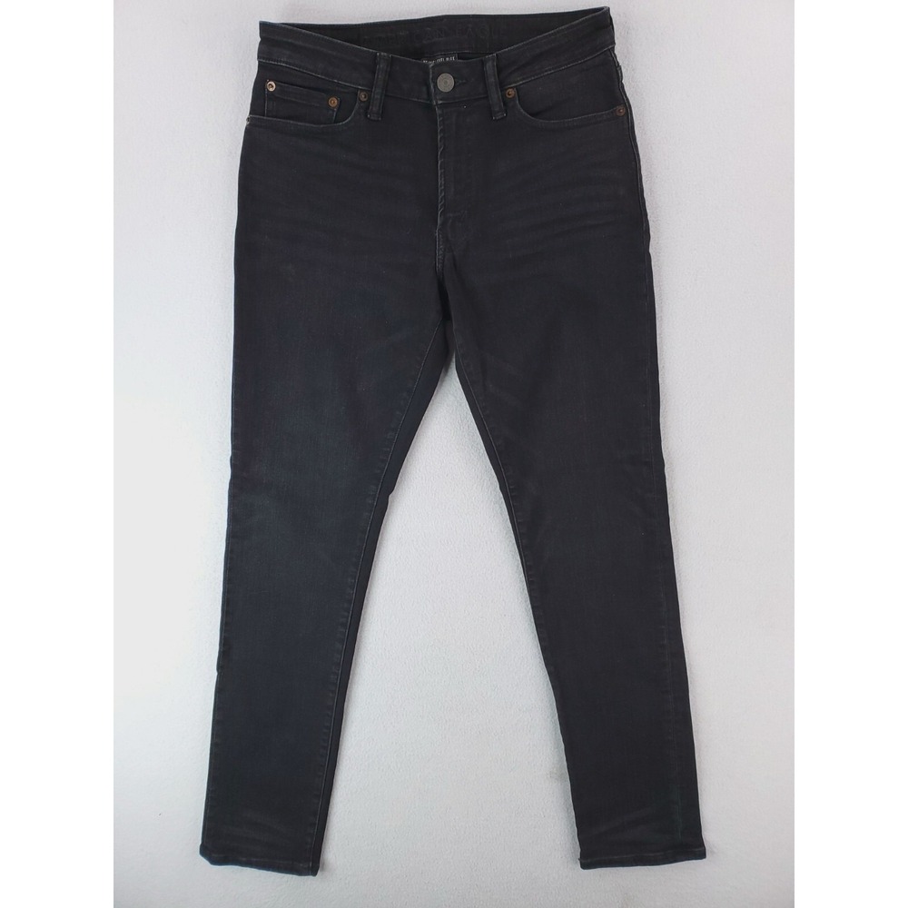 American‎ Eagle Jeans Mens 30x32 Black Slim fit Next Level Flex Stretch Denim
